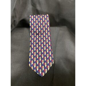 Structure Le Collezioni Neckwear Men's Silk‎ Tie Multicolor Geometric 3.5" in
